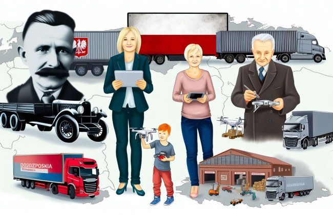 Historie Polskich Przedsiębiorców - firma transportowa.